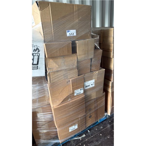 PALLET OF ASSORTED COMMERCIAL FIREPLACE VENTING, DUCTING & COMPONENTS