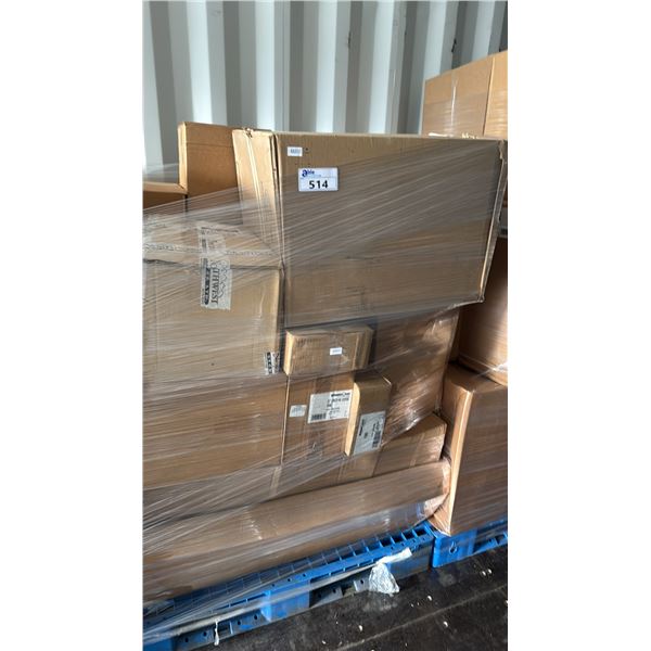 PALLET OF ASSORTED COMMERCIAL FIREPLACE VENTING, DUCTING & COMPONENTS