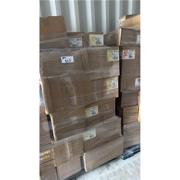 PALLET OF ASSORTED COMMERCIAL 4" SELKIRK FIREPLACE VENTING, DUCTING & COMPONENTS