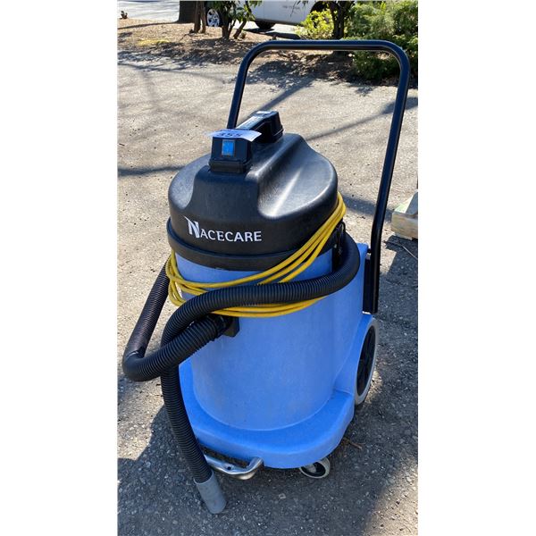 NACECARE WV900-2 COMMERCIAL ELECTRIC WALK BEHIND JANITORIAL VACUUM *NO WAND, HAS HOSE*
