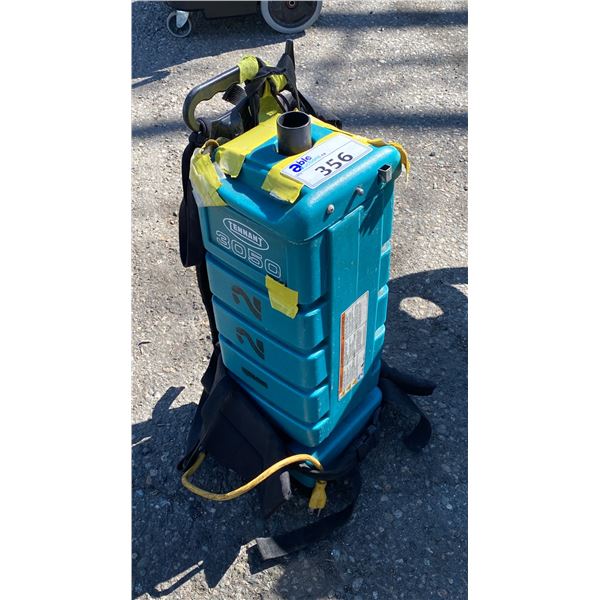 TENNANT 3050 COMMERCIAL ELECTRIC BACKPACK JANITORIAL VACUUM *NO WAND, NO HOSE*
