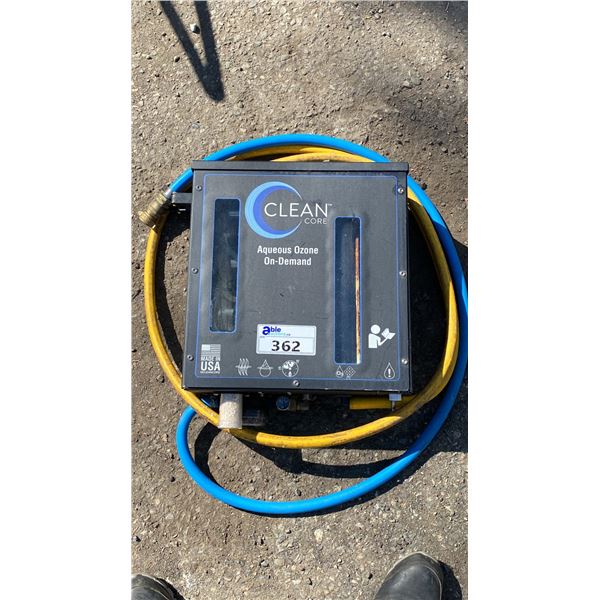 CLEAN CORE COMMERCIAL WALL HUNG AQUEOUS OZONE ON-DEMAND STATION