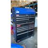 Image 1 : 2PC HUSKY BLACK HEAVY DUTY MOBILE 14 DRAWER TOOL CHEST & CABINET SET APPROX 65"H X 18"D X 42"W