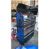 Image 3 : 2PC HUSKY BLACK HEAVY DUTY MOBILE 14 DRAWER TOOL CHEST & CABINET SET APPROX 65"H X 18"D X 42"W