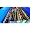 Image 3 : BIN OF ASSORTED INDUSTRIAL DRILL BITS AND CHISELS