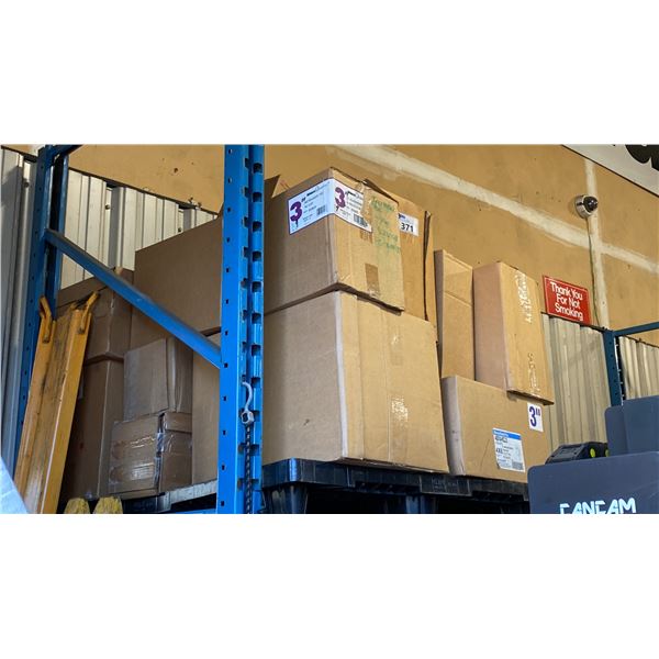 PALLET OF ASSORTED COMMERCIAL 3" ULTIMATE VENT FIREPLACE VENTING, DUCTING & COMPONENTS