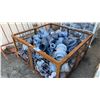 Image 2 : METAL CRATE OF ASSORTED PVC/PLASTIC PLUMBING HARDWARE *CRATE INCLUDED*