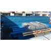 Image 1 : 2 PALLETS OF BLUE 12' INDUSTRIAL PALLET RACKING INCLUDING 9- 12' UPRIGHTS, 36- 8' CROSSBARS &