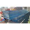 Image 3 : 2 PALLETS OF BLUE 12' INDUSTRIAL PALLET RACKING INCLUDING 9- 12' UPRIGHTS, 36- 8' CROSSBARS &