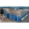 Image 4 : 2 PALLETS OF BLUE 12' INDUSTRIAL PALLET RACKING INCLUDING 9- 12' UPRIGHTS, 36- 8' CROSSBARS &