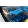 Image 6 : 2 PALLETS OF BLUE 12' INDUSTRIAL PALLET RACKING INCLUDING 9- 12' UPRIGHTS, 36- 8' CROSSBARS &