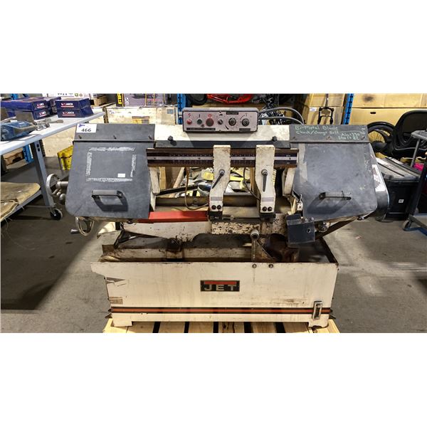JET INDUSTRIAL HORIZONTAL METAL CUTTING BAND SAW APPROX 5.5'L