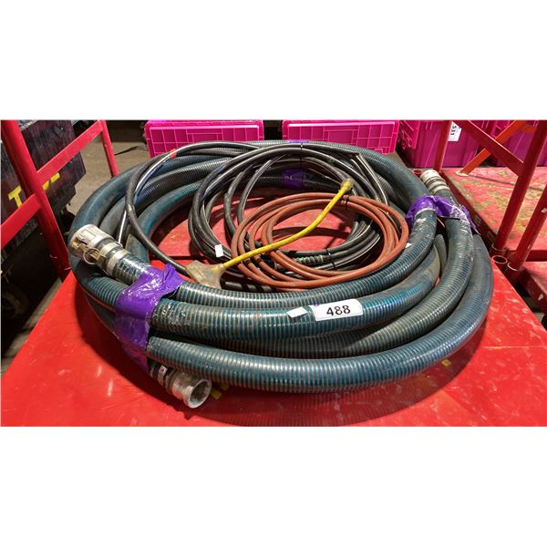 ASSORTED HOSE & POWER CORD