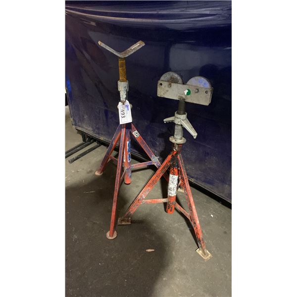 PAIR OF RIDGID PIPE STANDS