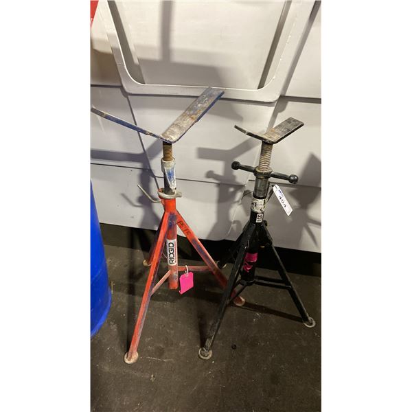 2 PIPE STANDS- RIDGID & SUMNER