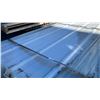 Image 3 : STACK OF 100 SKLP WHITE 10'L X 3' 2"W INDUSTRIAL CORRUGATED METAL ROOF / WALL SHEETING