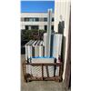 Image 2 : PALLET CRATE OF ASSORTED SIZE FOLDING TABLES *CRATE INCLUDED*