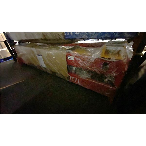 IRANCH IRTPL 10,000 LBS CAPACITY RED 2 POST HYDRAULIC / ELECTRIC INDUSTRIAL 4 POINT VEHICLE LIFT