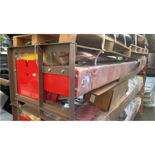 AGT ATK-B1000 RED INDUSTRIAL 1,190.5 LBS CAPACITY HYDRAULIC 2 POST 4 POINT AUTOMOTIVE HOIST
