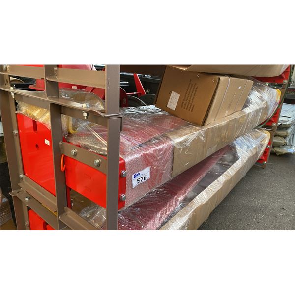 AGT ATK-B1000 RED INDUSTRIAL 1,190.5 LBS CAPACITY HYDRAULIC 2 POST 4 POINT AUTOMOTIVE HOIST