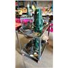 Image 5 : 2 TIER GREY METAL MOBILE SHOP CART WITH 2 ZOELLER INDUSTRIAL SUMP PUMPS & ATTACHMENTS
