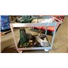 Image 2 : 2 TIER GREY METAL MOBILE SHOP CART WITH 2 ZOELLER INDUSTRIAL SUMP PUMPS & ATTACHMENTS