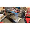 Image 2 : 2 TIER GREY METAL MOBILE SHOP CART WITH APPROX 13 MILWAUKEE PROPEX EXPANSION TOOLS *NO BATTERIES,