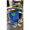 Image 2 : APPROX 1/3 FULL 55 GALLON DRUM OF RIDGI DARK THREAD CUTTING OIL & 1/4 FULL 5 GALLON JUG OF SODIUM
