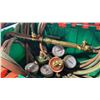 Image 4 : 2 PLASTIC STORAGE BINS AND CONTENTS- OXY-ACETYLENE TORCH, REGULATORS, HOSE LINE, MAKITA