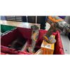 Image 3 : 2 PLASTIC STORAGE BINS AND CONTENTS- 2 RIDGID CORDLESS POWER TOOLS, CHARGER, 2 HILTI APPLICATOR
