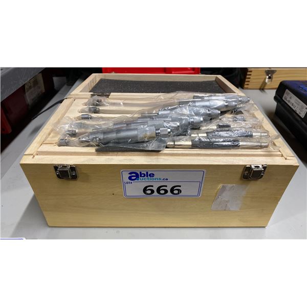6 PC MICROMETER SET 0-6" X 0.0001"