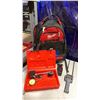 Image 1 : MAGNETIC BASE STAND WITH GAUGE, TRIMINATOR GAUGE, MOISTURE TESTER & MILWAUKEE TOOL BACKPACK