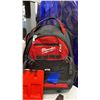 Image 5 : MAGNETIC BASE STAND WITH GAUGE, TRIMINATOR GAUGE, MOISTURE TESTER & MILWAUKEE TOOL BACKPACK