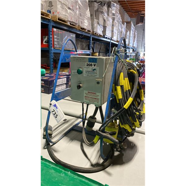 SUBMERSIBLE PUMP CONTROL PANEL WITH FLOATS