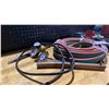 Image 3 : OXY-ACETYLENE HOSE LINE, REGULATOR, WELDING GOGGLES, PRY BAR, WIRE BRUSH, MAGNETIC WELDING HOLDER &