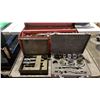 Image 3 : 7 DRAWER SMALL MOBILE TOOL CHEST WITH ASSORTED TOOL CONTENTS, RED METAL TOOLBOX WITH ASSORTED