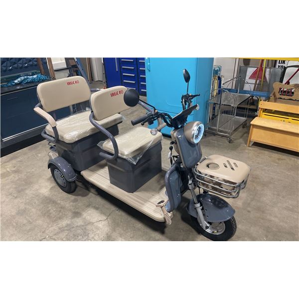 IRGC40 HIGH END 2 SEATER ELECTRIC MINI GOLF CART *HAS KEYS & CHARGER, COLOR RED *