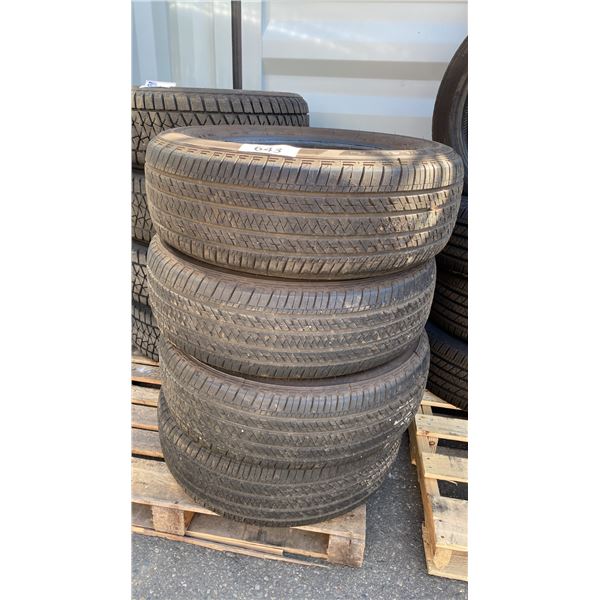 SET OF 4 BRIDGESTONE ECOPIA H/L 422 PLUS VEHICLE TIRES - M+S 205/60R18 103H