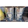 Image 2 : PALLET OF 4 INDUSTRIAL STEEL DRUMS
