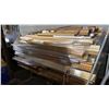 Image 1 : LARGE STACK OF ASSORTED WOOD BOARDS & MOULDINGS