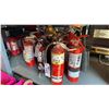 Image 2 : 12 ASSORTED FIRE EXTINGUISHERS & MOUNTS