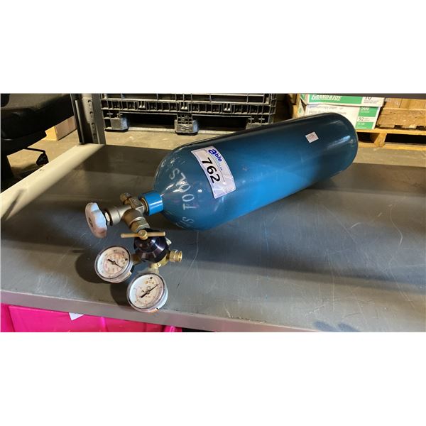 ARGON COMPRESSED GAS TANK
