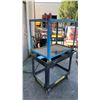 Image 4 : 2- 2 TIER UTILITY CARTS WITH 1 BENCH CHAIN VICE