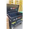 Image 3 : SOLOMON TOOLS BLACK METAL MOBILE JOB BOX APPROX 48"L X 31.5"D X 40"H