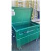 Image 3 : GREENLINE GREEN METAL MOBILE JOB BOX APPROX 48"L X 30"D X 40"H