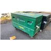 Image 2 : GREENLINE GREEN METAL MOBILE JOB BOX APPROX 48"L X 24"D X 34.5"H