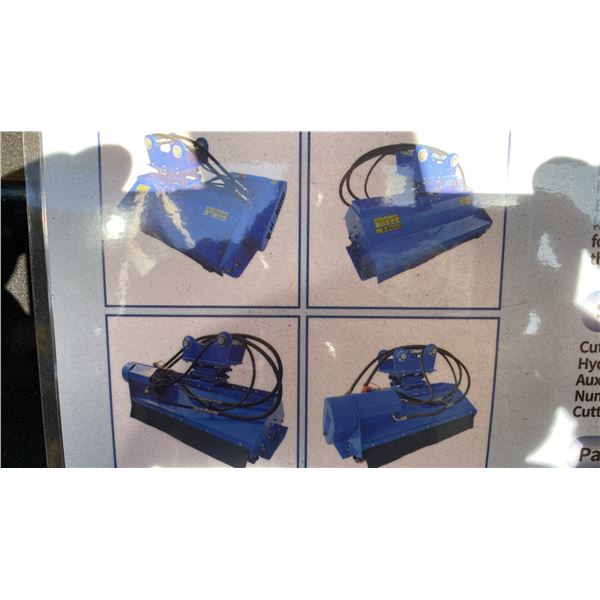 AGT EXFLM115 HYDRAULIC FLAIL MOWER ATTACHMENT FOR 6 TO 8 TON EXCAVATORS