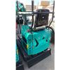 Image 5 : AGT INDUSTRIAL MH13RX TEAL GAS POWERED 13.5HP RUBBER TRACK MINI EXCAVATOR WITH ATTACHED DIGGING
