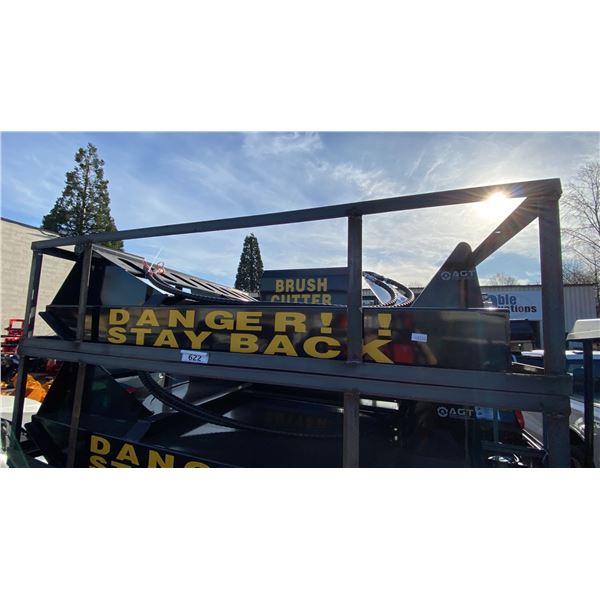 MOWER KING SSRC 72" HYDRAULIC SKID STEER BRUSH MOWER ATTACHMENT