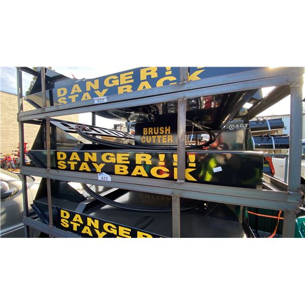 MOWER KING SSRC 72" HYDRAULIC SKID STEER BRUSH MOWER ATTACHMENT